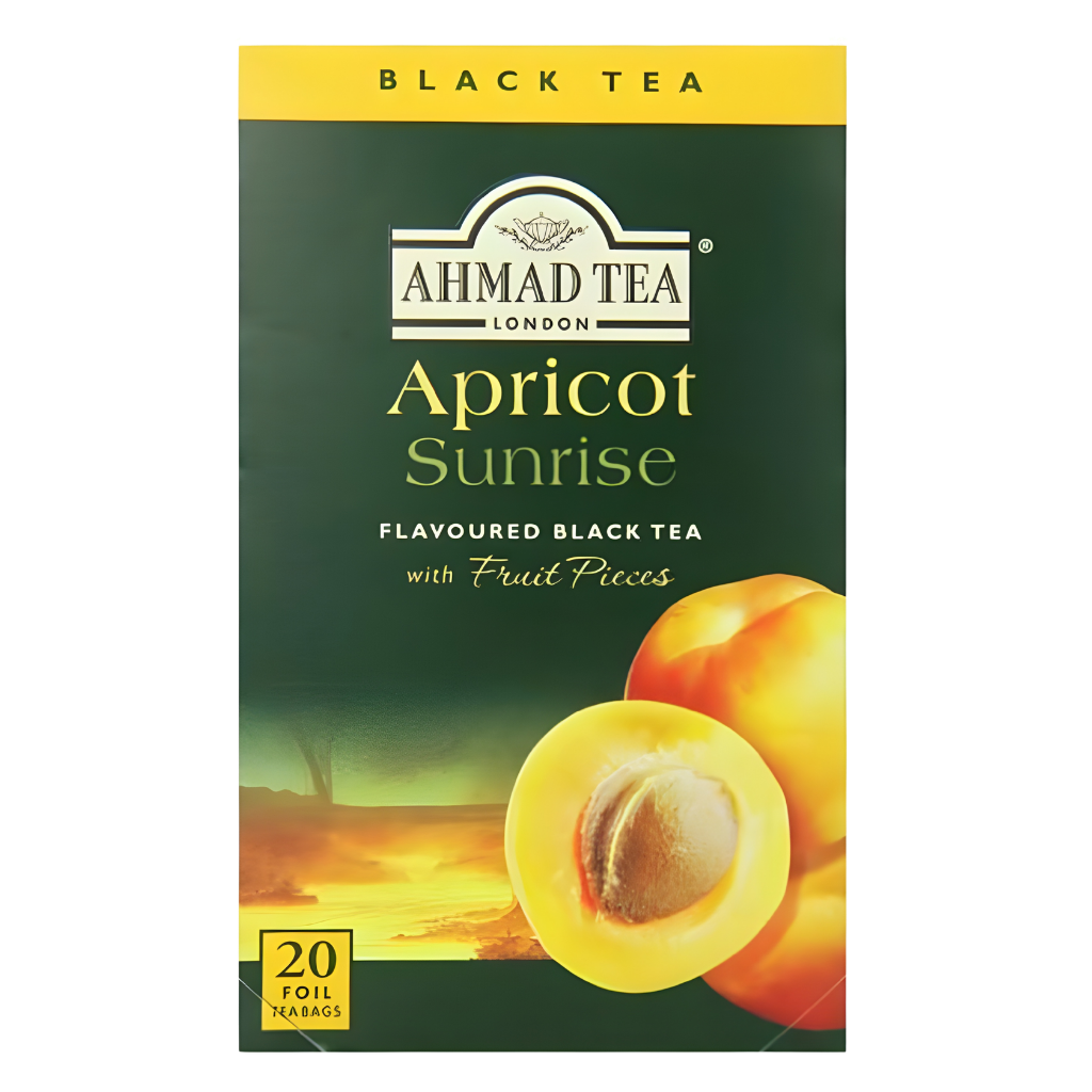 Ahmad Tea Apricot Sunrise Flavoured Black Tea 20 bags buy online USA - 1